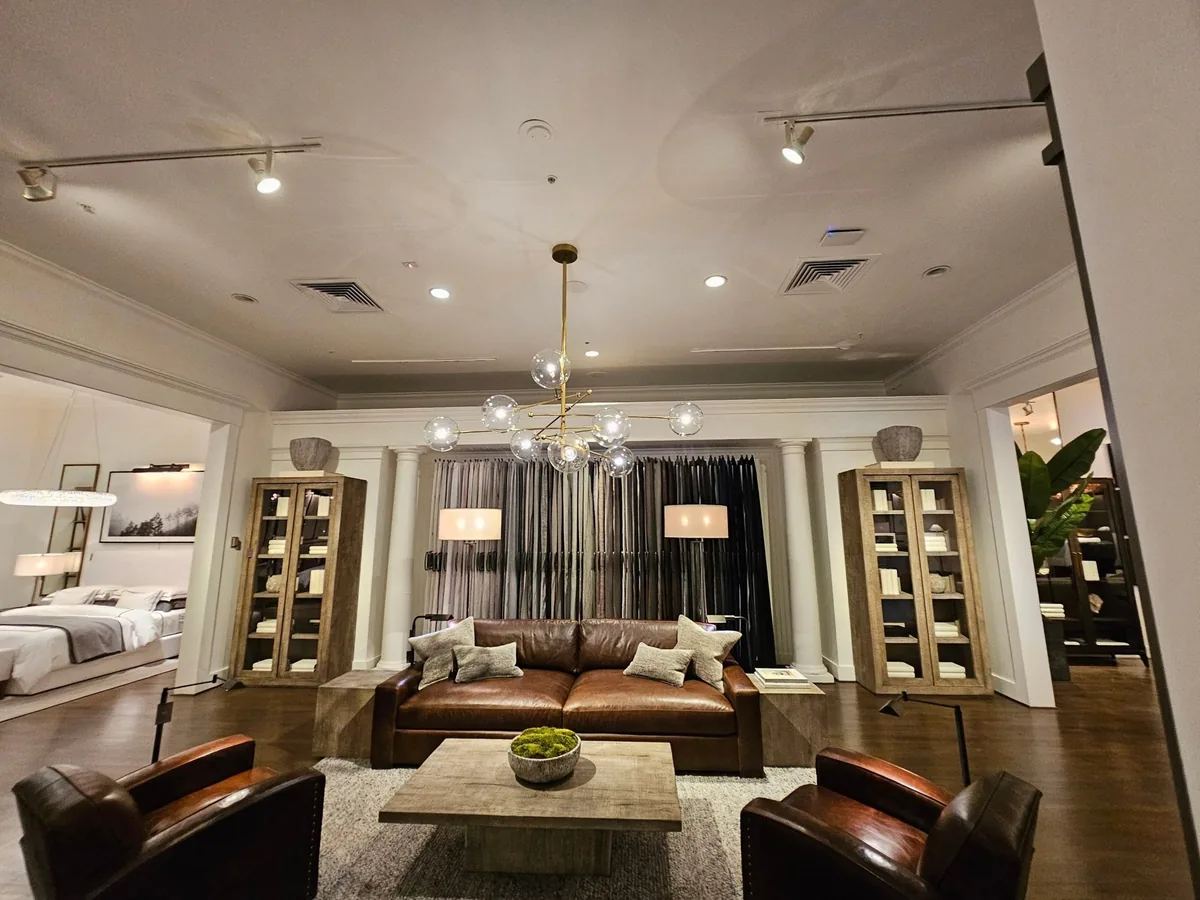 A finished, restored room